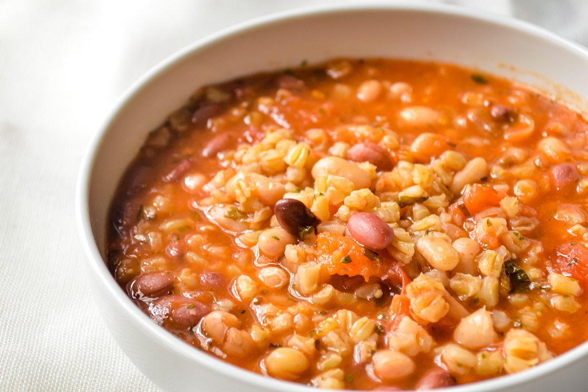 recipe for heat and bean soup