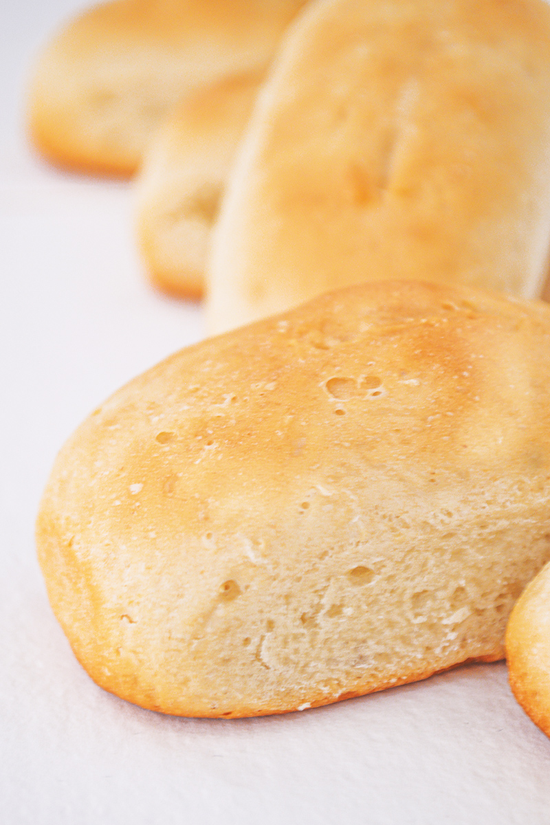 Quick homemade breads with buttery taste