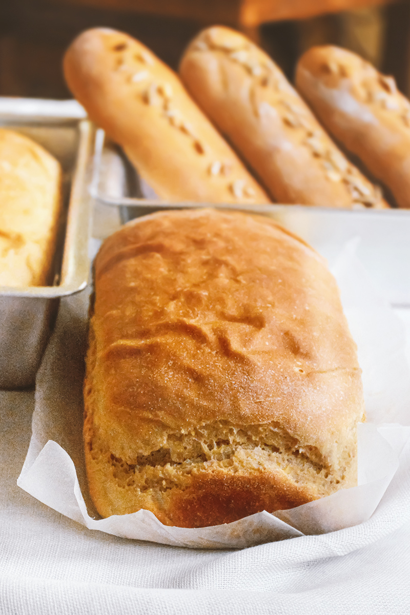 چطور نان ساندویچ 100% آرد کامل بپزیم